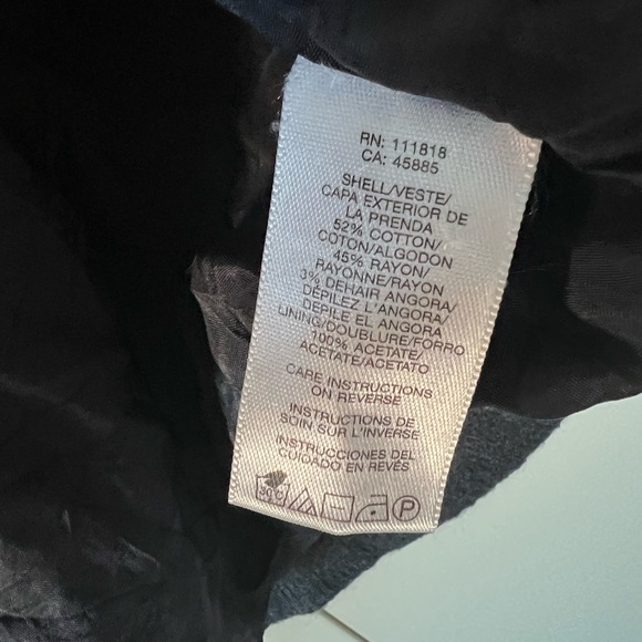 Michael Kors Gold Sequin Black Zip Cardigan, Size Small - Picture 5 of 7